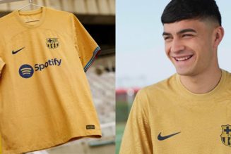 FC Barcelona’s 2022/23 Away Kit Arrives in Olympic Gold