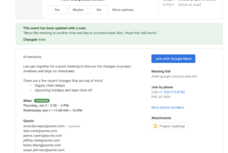 Google’s changing its calendar invites to be clearer and more modern