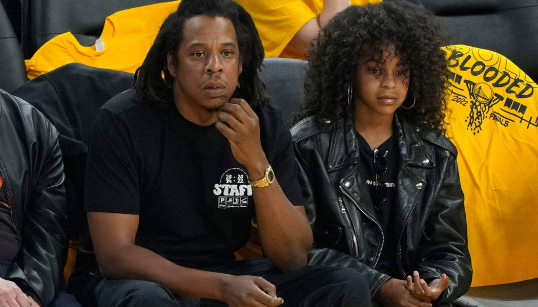 Jay-Z & Blue Ivy Have the Sweetest Father-Daughter Moment at NBA Finals Game 5: Watch