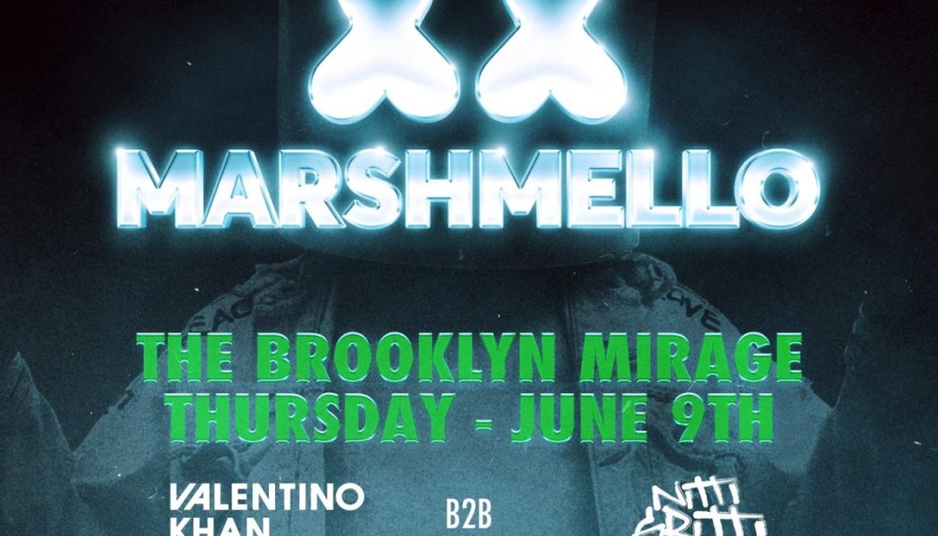 Marshmello Set for Massive Brooklyn Mirage Debut With Back-to-Back Shows