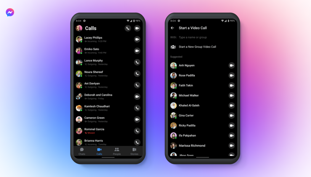 Meta adds new Calls tab to its Messenger app for iOS and Android