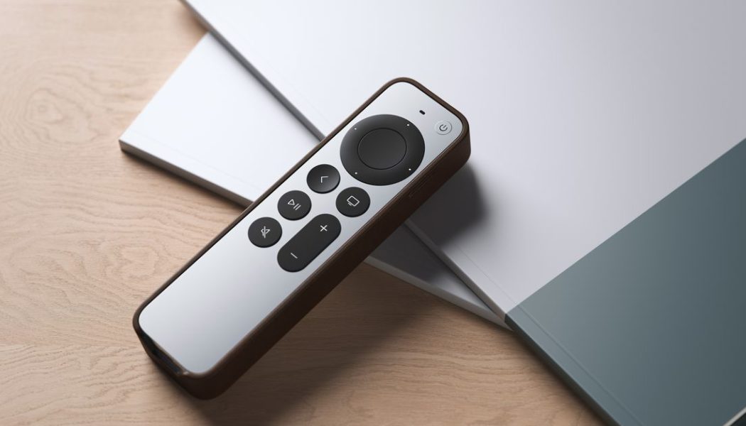 Nomad’s leather Siri Remote case comes with a discreet AirTag pocket