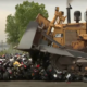 NYPD Destroys A Mountain Of Dirt Bikes & ATV’s