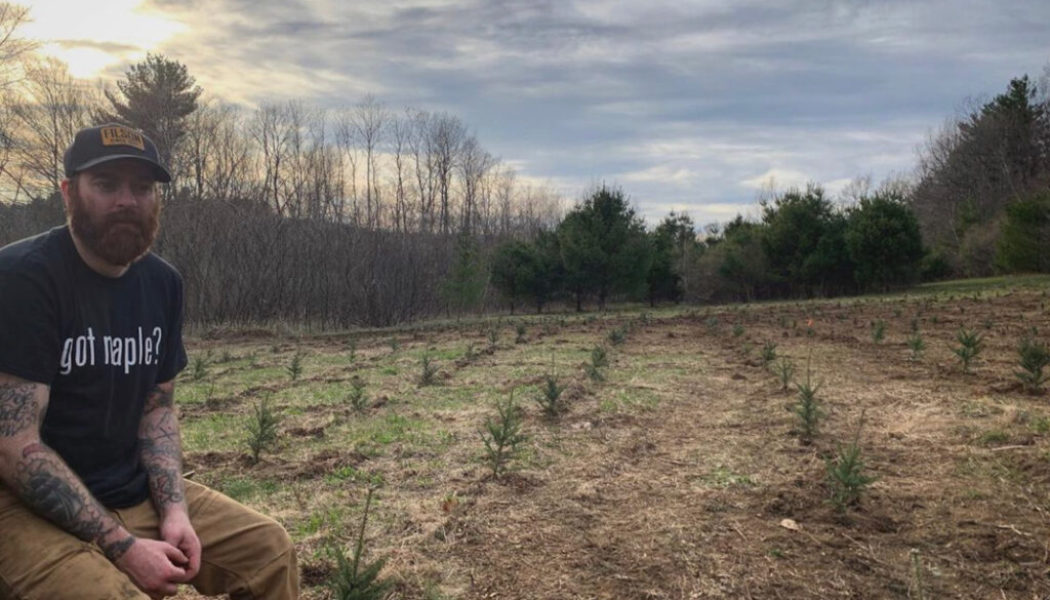 Odd Jobs: Four Year Strong’s Alan Day May Be the Youngest Christmas Tree Farmer in Massachusetts