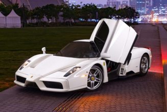 One-Off Ferrari Enzo “Bianco Avus” Heads to Auction for One Night Only