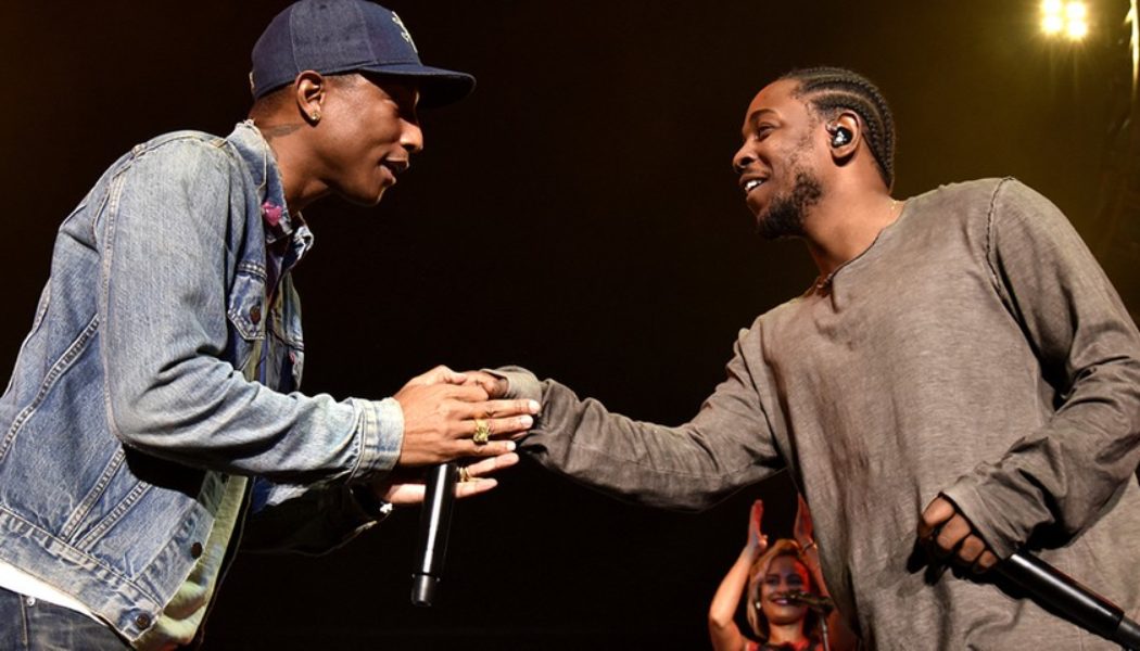 Pharrell Praises Kendrick Lamar as “One of the Greatest Writers of Our Times”