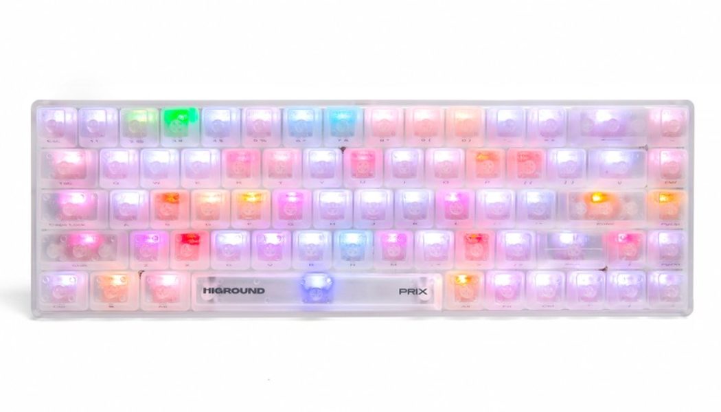 PRIX and Higround Craft a Translucent Mechanical Keyboard