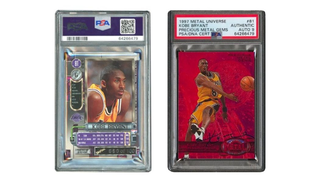 Rare Autographed Kobe Bryant Precious Metal Gems Card Could Sell for Over $1 Million USD