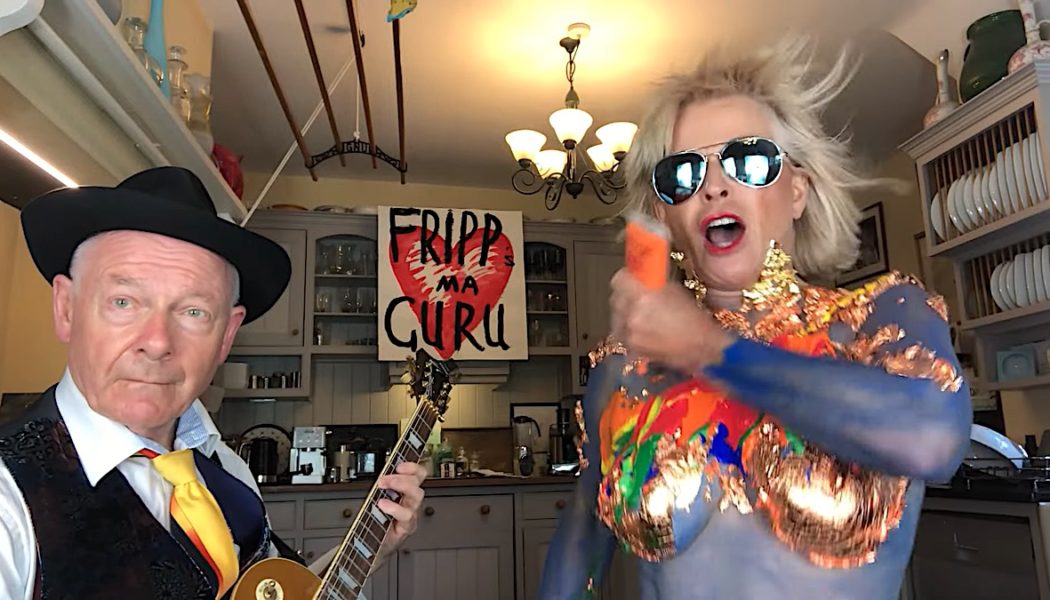 Toyah Wears Only Gold Leaf and Paint as She and Robert Fripp Perform Foo Fighters’ “All My Life”: Watch