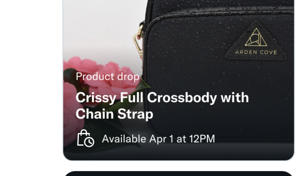 Twitter is testing shopping reminders for upcoming product drops