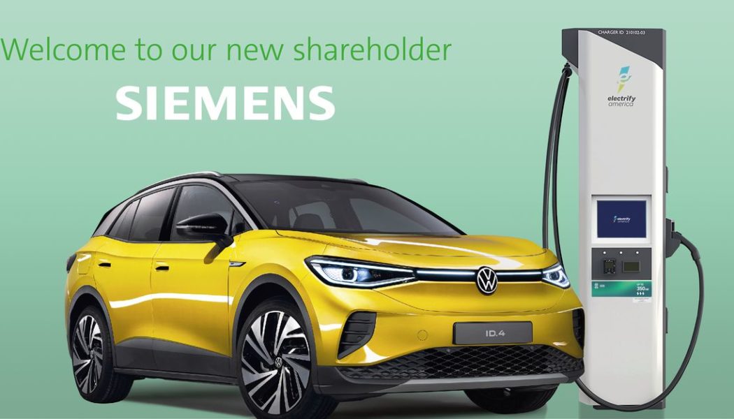 VW sells minority stake in Electrify America to Siemens