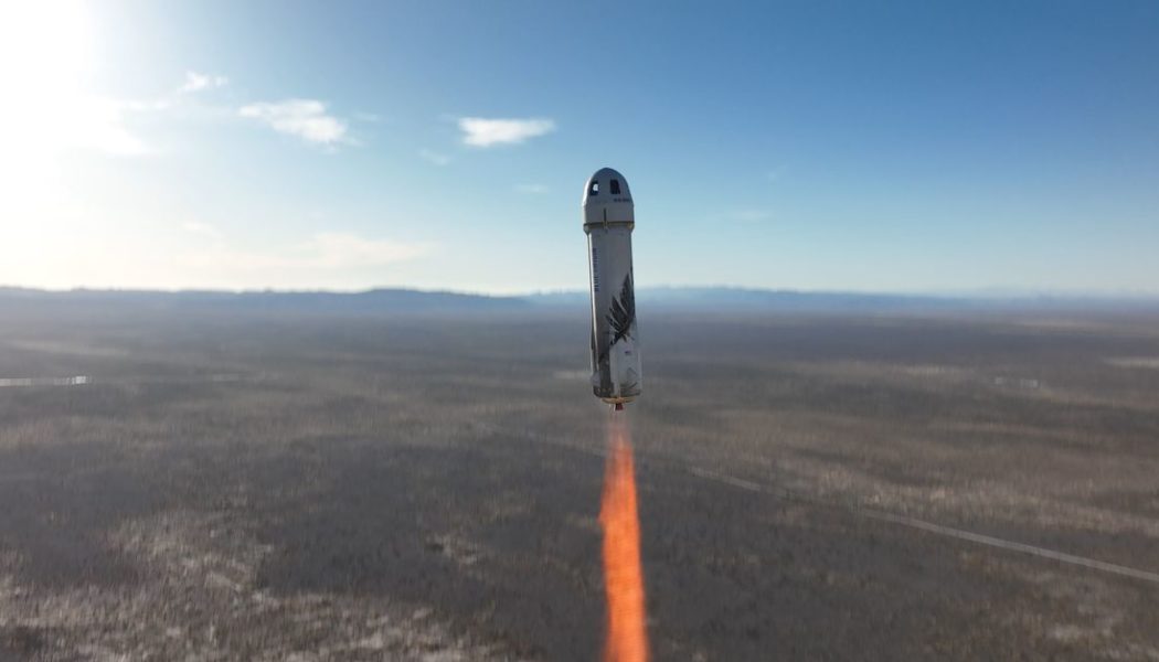 Watch Blue Origin launch its fifth passenger flight to the edge of space