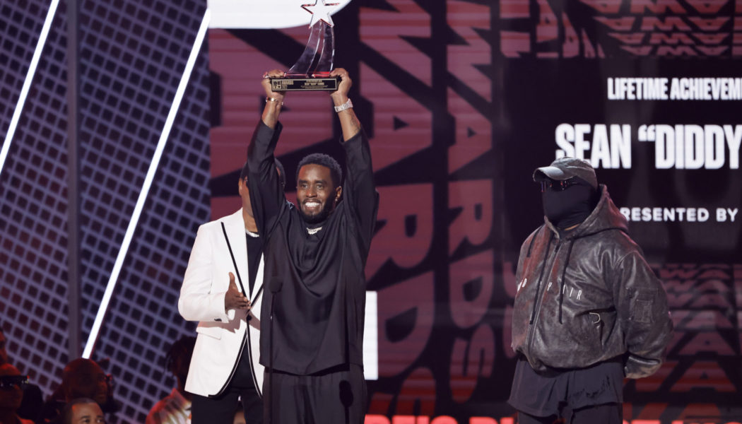 Watch Kanye West Salute Diddy With Surprise BET Awards Speech