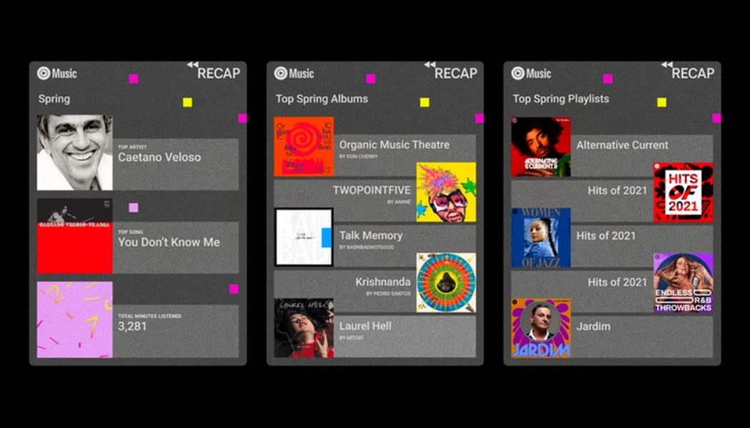 YouTube Music Now Offers Seasonal Recaps