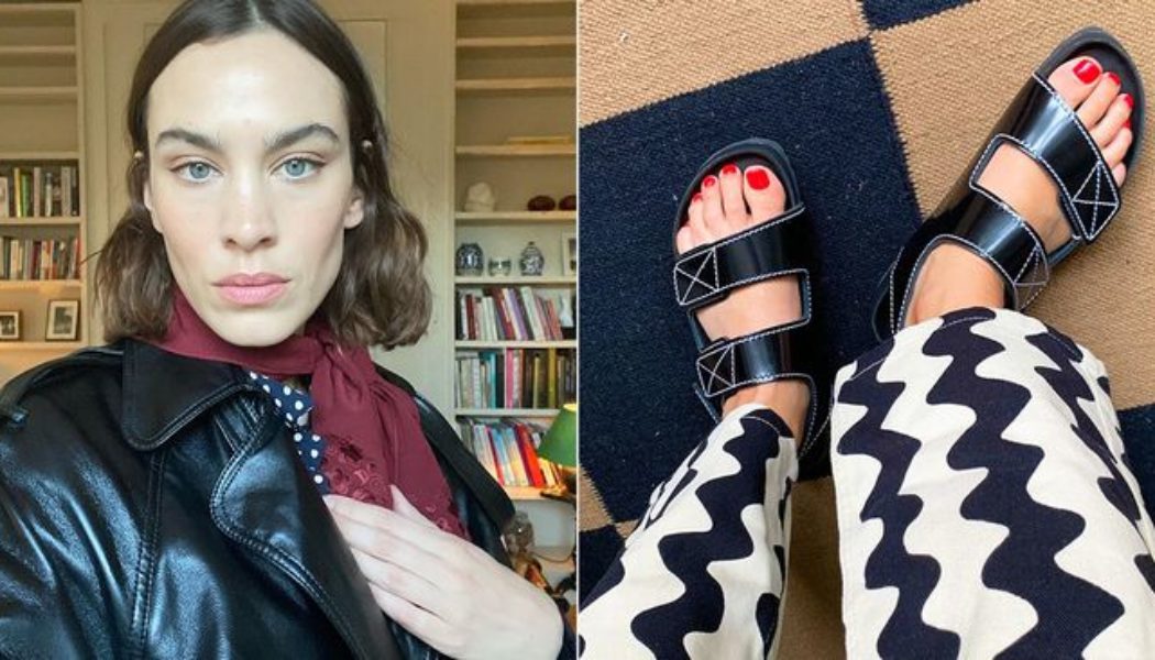 Alexa Chung Just Wore the Flat Sandals We’re Still Obsessing Over