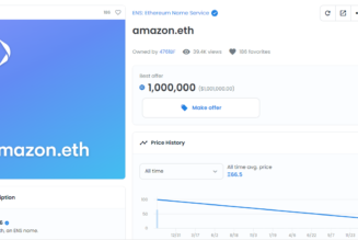 Amazon.eth ENS domain owner disregards 1M USDC buyout offer on Opensea