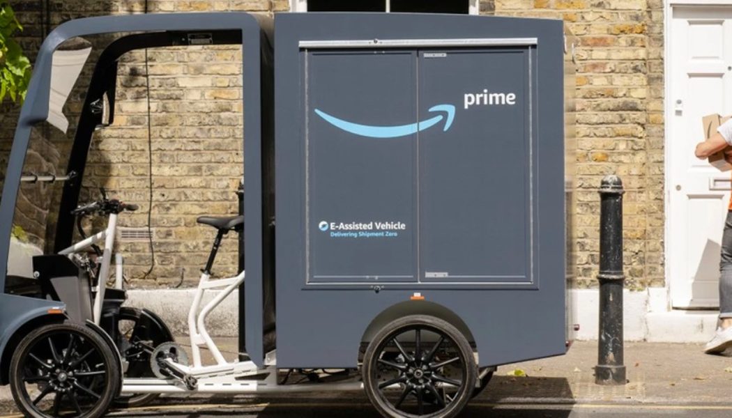 Amazon Introduces Mini-Truck-Like Electric Cargo Bikes to Make Deliveries in the UK