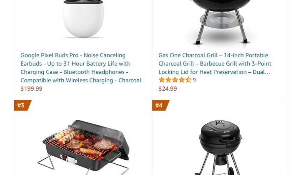 Amazon’s best-selling new charcoal grill is… the Pixel Buds Pro?