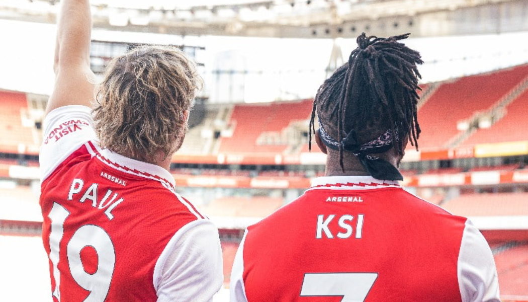 Arsenal Announce Collaboration With KSI and Logan Paul’s PRIME Hydration Drink