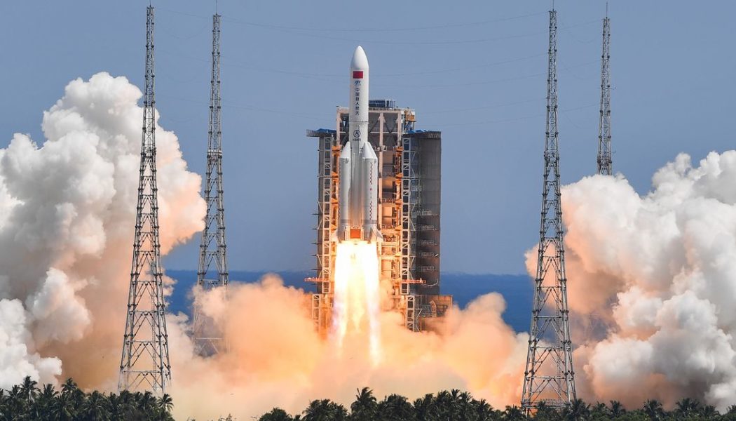 China’s uncontrolled rocket crashes down over the Indian Ocean