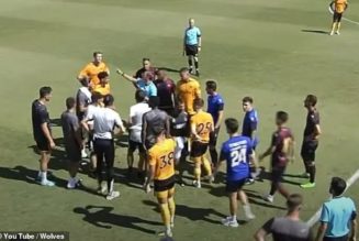 Four red cards shown in chaotic Wolves pre-season friendly against Levante