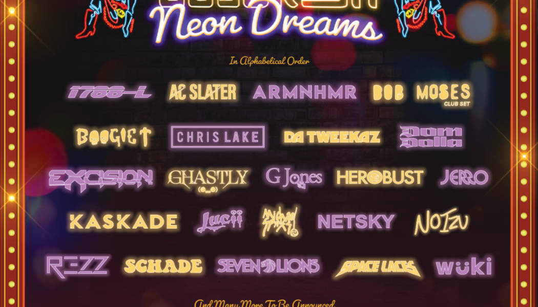 Goldrush: Neon Dreams Unveils Jaw-Dropping 2022 Lineup With Excision, REZZ, Kaskade, More