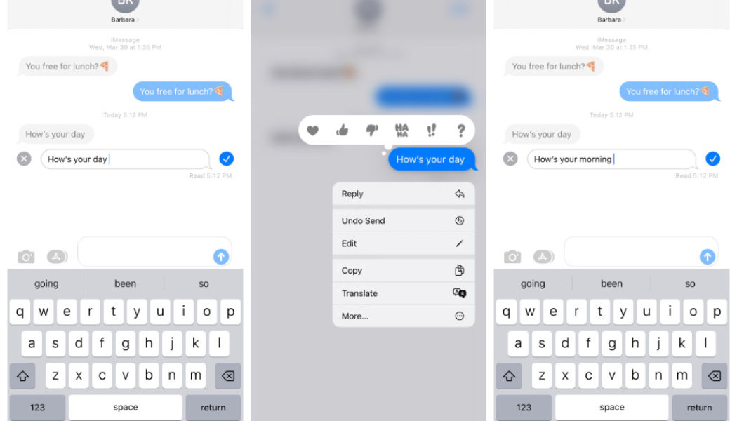 How to edit or unsend an iMessage in iOS 16