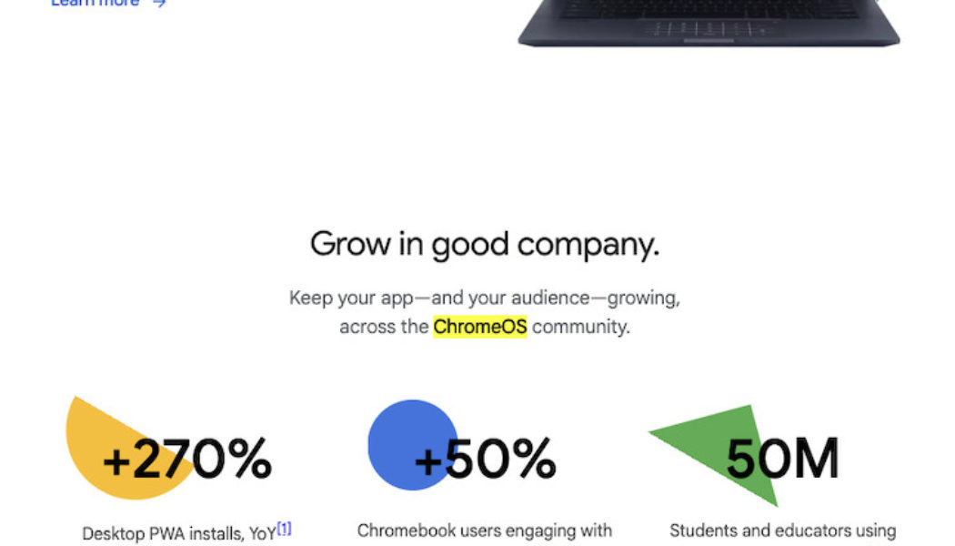 It’s ChromeOS now, not Chrome OS