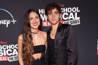 Olivia Rodrigo & Joshua Bassett Reunite on Red Carpet For ‘HSMTMTS’ Season 3 Premiere