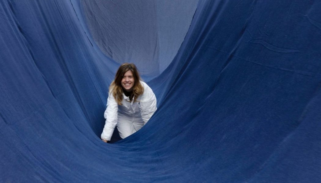 Paola Pivi Invites You to Tumble Across an Immersive Denim Tunnel