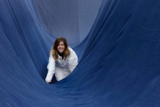 Paola Pivi Invites You to Tumble Across an Immersive Denim Tunnel