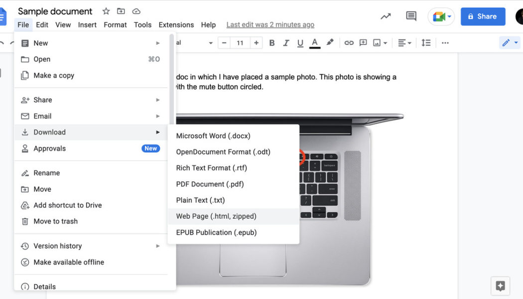 Quick fixes: how to download an image from a Google Doc