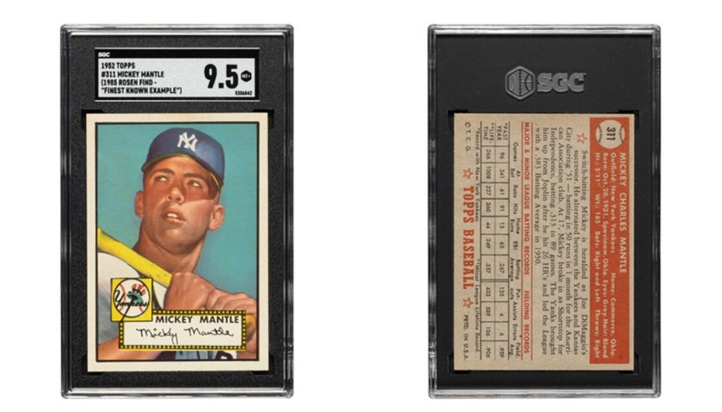 This 1952 Topps Mickey Mantle Could Potentially Sell for $10 Million USD