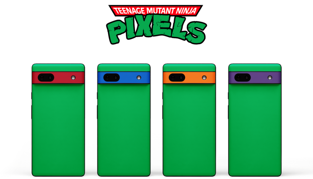 You can make your new Pixel look like a Teenage Mutant Ninja Turtle