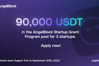 AngelBlock, DeFi protocol for crypto-native fundraising, announces it’s Startup Grant Program and platform launch