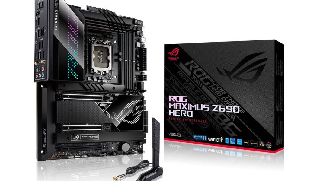 Asus recalls 10,000 Z690 Hero motherboards because of a backward capacitor