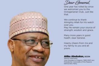 Atiku Abubakar great Ex-Head of State, Babanjida at 81yrs Birthday