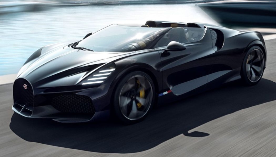 Bugatti Unveils the W16 MISTRAL Roadster