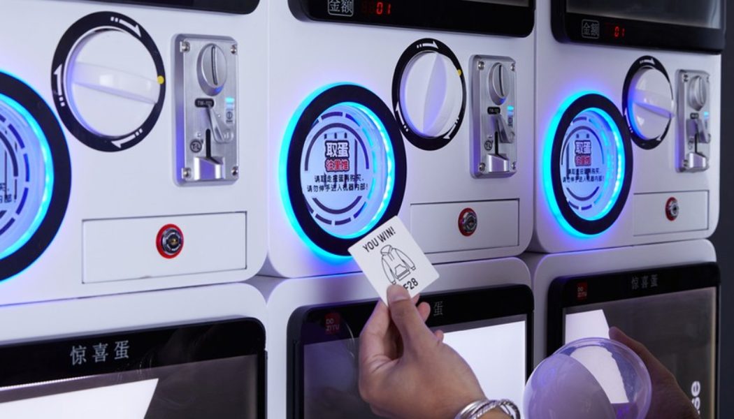 Coinbase Gashapon Machines at HBX Store Let’s You Win Free Streetwear Prizes