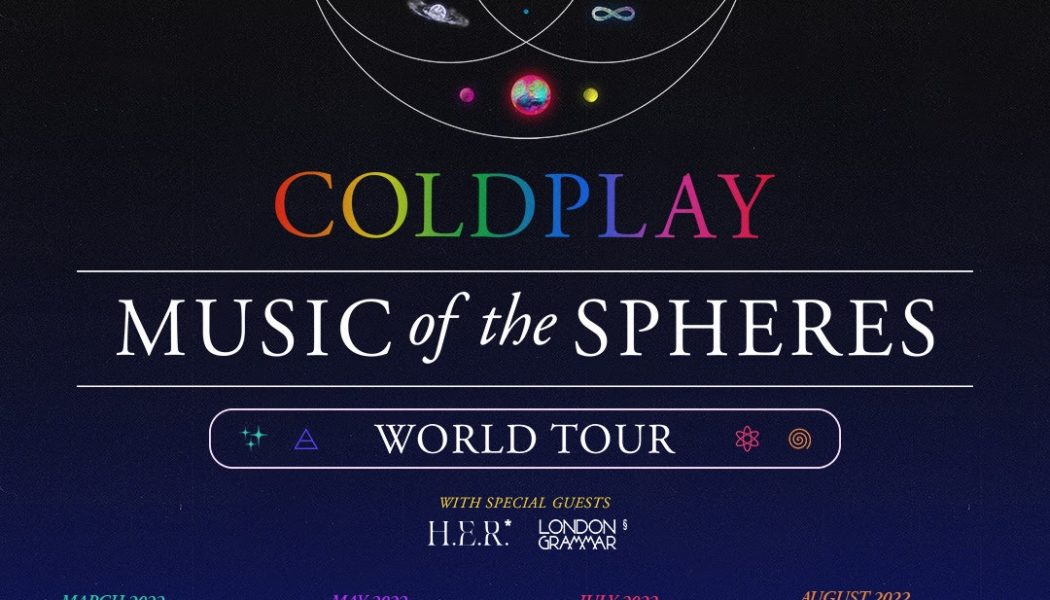 Coldplay Announce 2023 Tour Dates