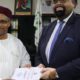 DG/CEO, NIMC Engr Aliyu A Aziz receives President of the NBA Barr. Akpata at the CommIssion’s Corporate Headquarters, Abuja