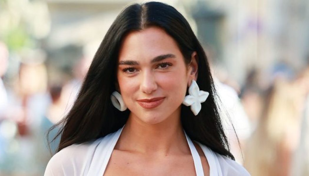 Dua Lipa Broke All the Wedding Guest Fashion Rules With Her Sheer White Dress