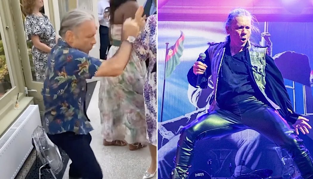 Iron Maiden’s Bruce Dickinson Dances Like Any Other Awkward Dad at Son’s Wedding: Watch