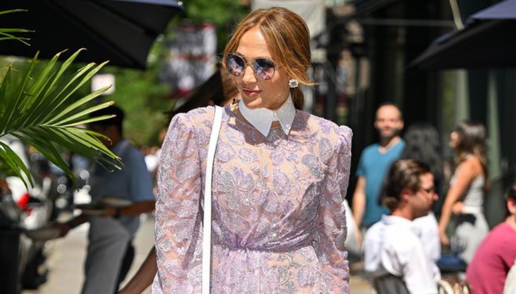 Jennifer Lopez Just Wore the Prettiest Shoe Trend of 2022