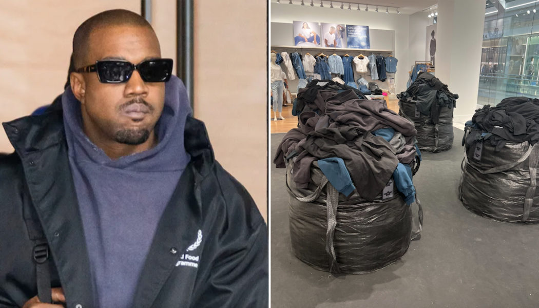 Kanye West Defends His Yeezy Gap Display, Which Literally Looks Like Trash