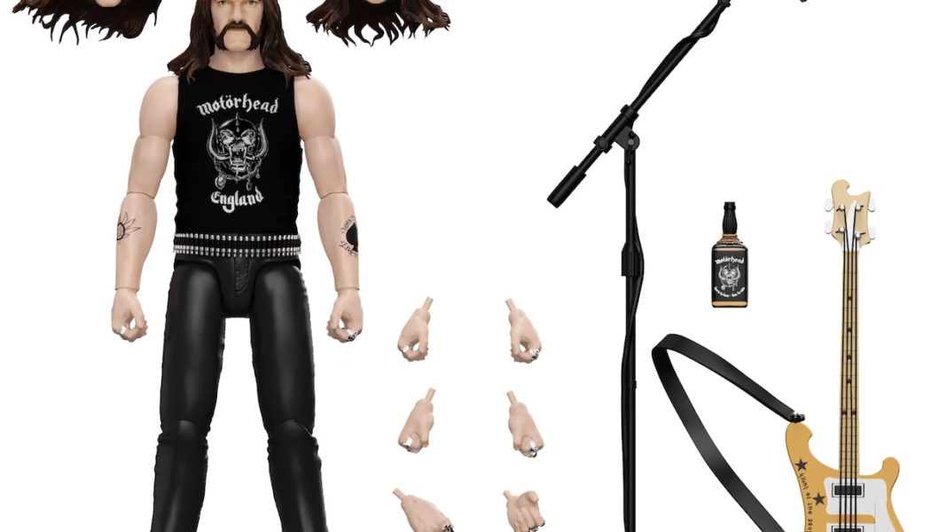 New Lemmy Kilmister Action Figure Comes with Three Heads and 10 Hands