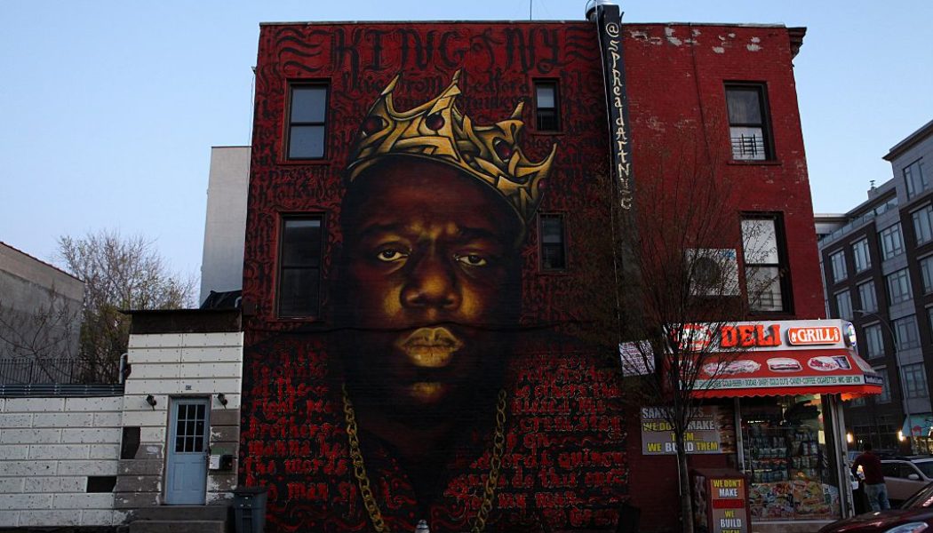 Notorious B.I.G. Mural In Brooklyn Vandalized