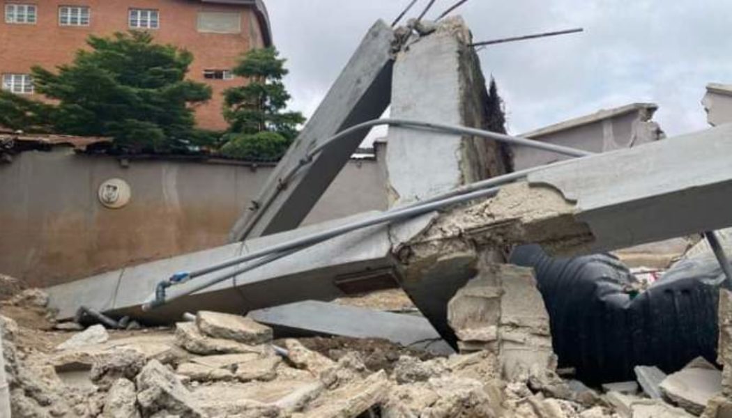 PHOTOS: Building Collapses In Bariga, Lagos