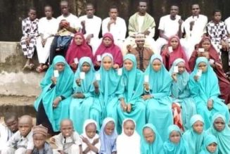 PHOTOS: Man With 34 Children, Four Wives Promises Block Votes For Atiku