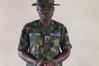 PHOTOS: Solders Arrest Fake Naval Officer In Nasarawa